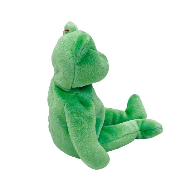 Ty Beanie Babies Baby 1998 KICKS the Soccer Bear Push Stuffed Animal RETIRED - Picture 5 of 10